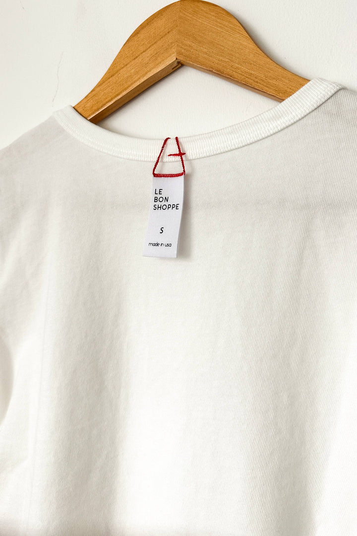 The Little Boy Tee: Vintage White