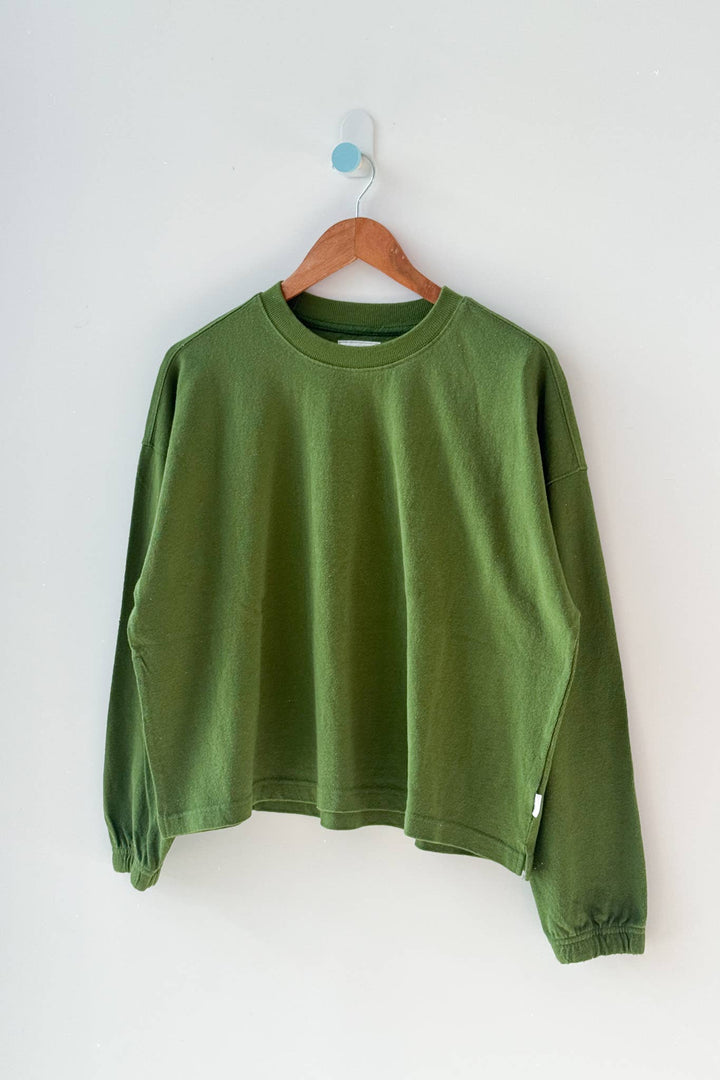 Naturelle Tee Sweatshirt - Collard Green