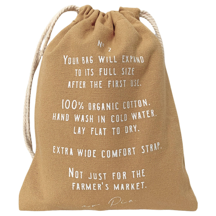 The french market bag no.2 in wheat: Wheat