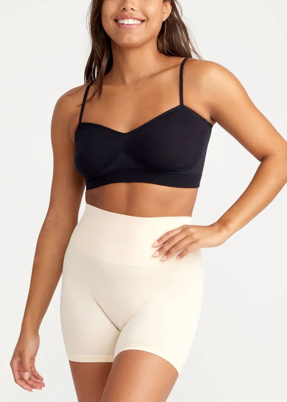Mona Shapewear Short - Plus Sizes Available: Nude / L/XL