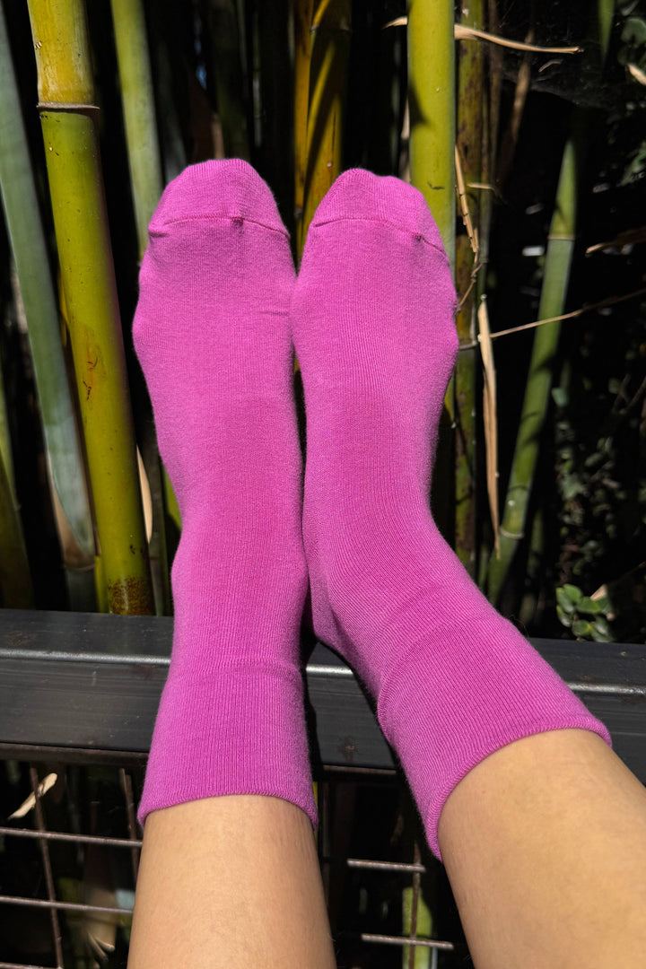 Sneaker Socks: AZALEA
