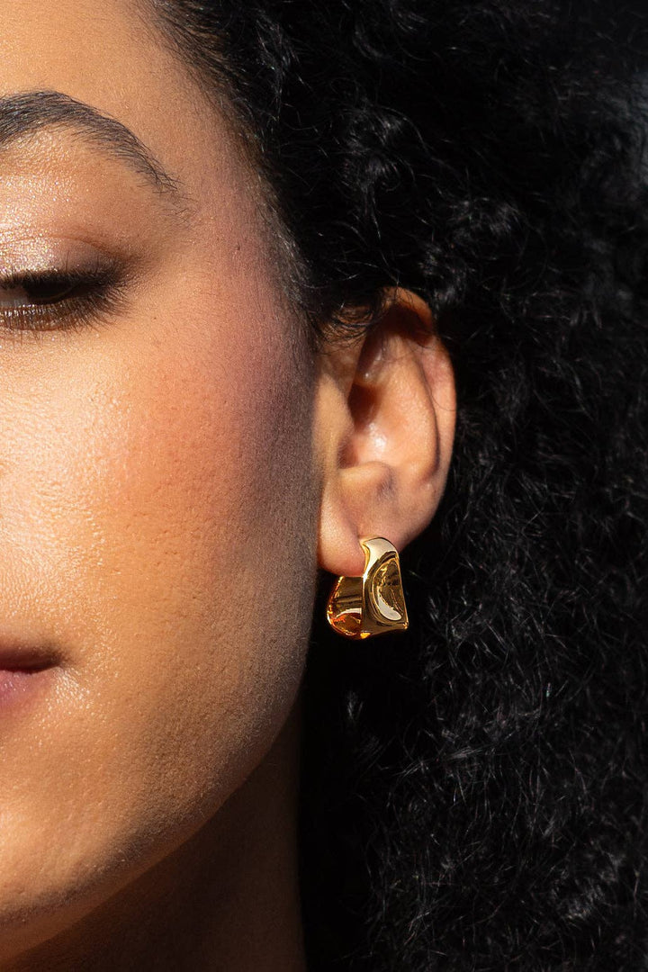 Chloe Hoops: Gold