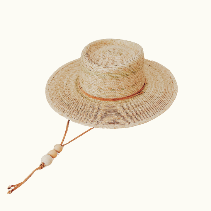 Telescope Straw Sunhat Women, brim hats women, chin cord: Large | 58cm / Mint