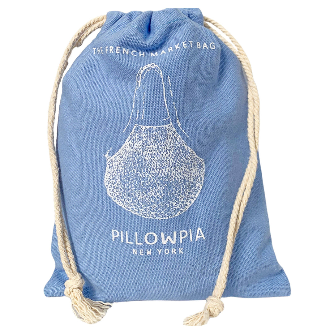 The french market bag no.2 in french blue: French blue