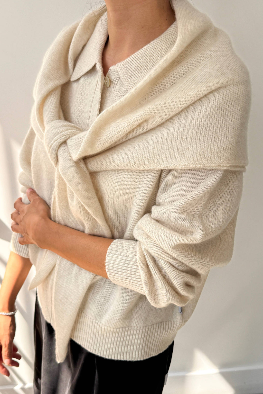Cashmere Shawl: OATMEAL