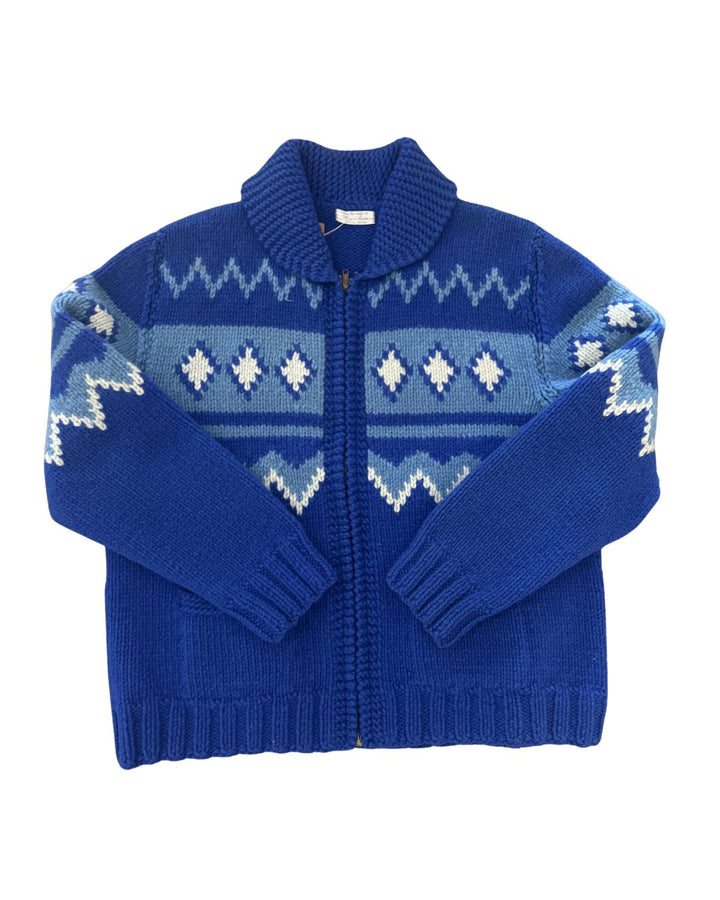 1960's Blue Geo Cowichan - L