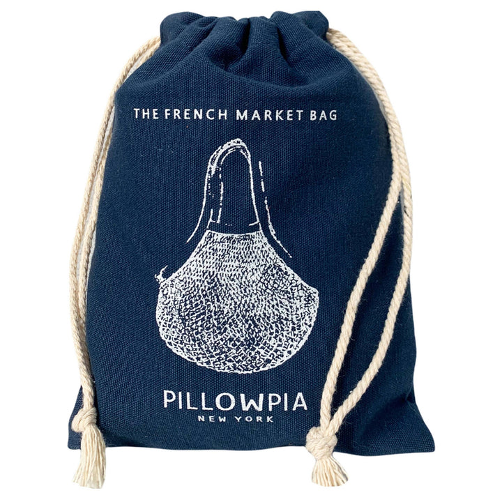The french market bag no.2 in navy: Navy