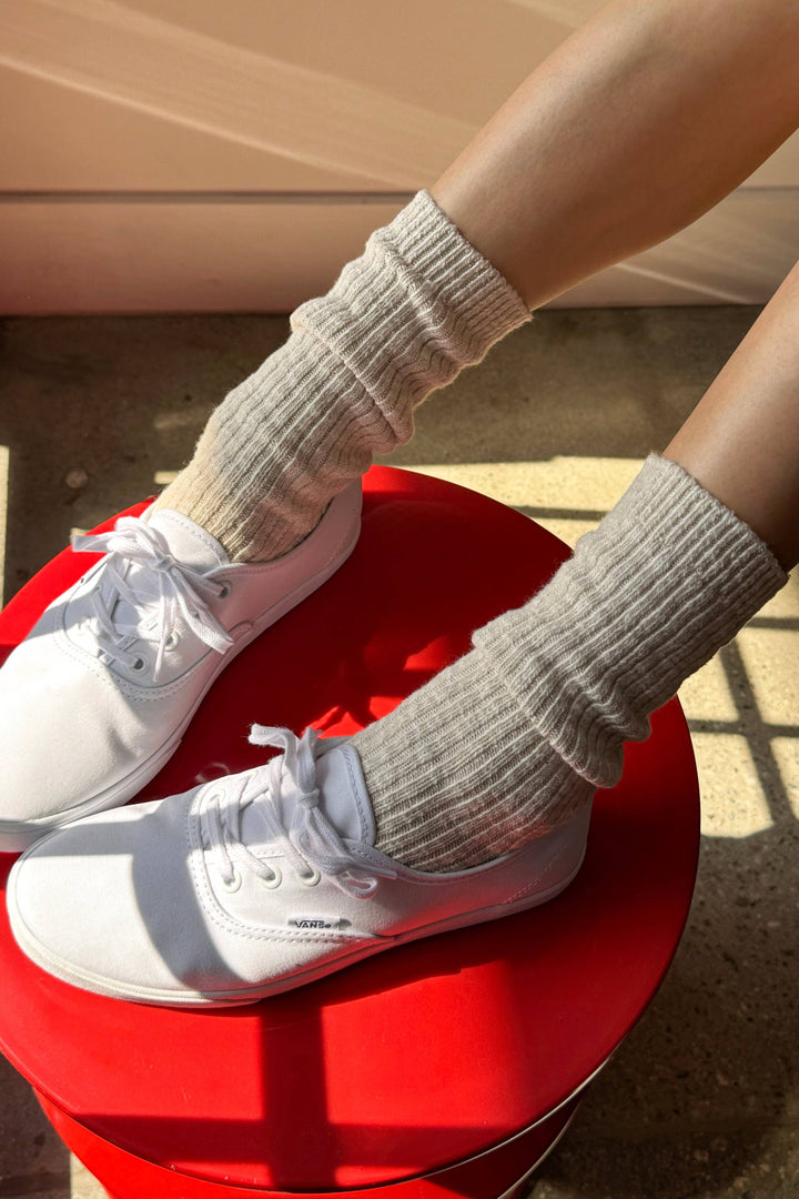 Cottage Socks: Oatmeal