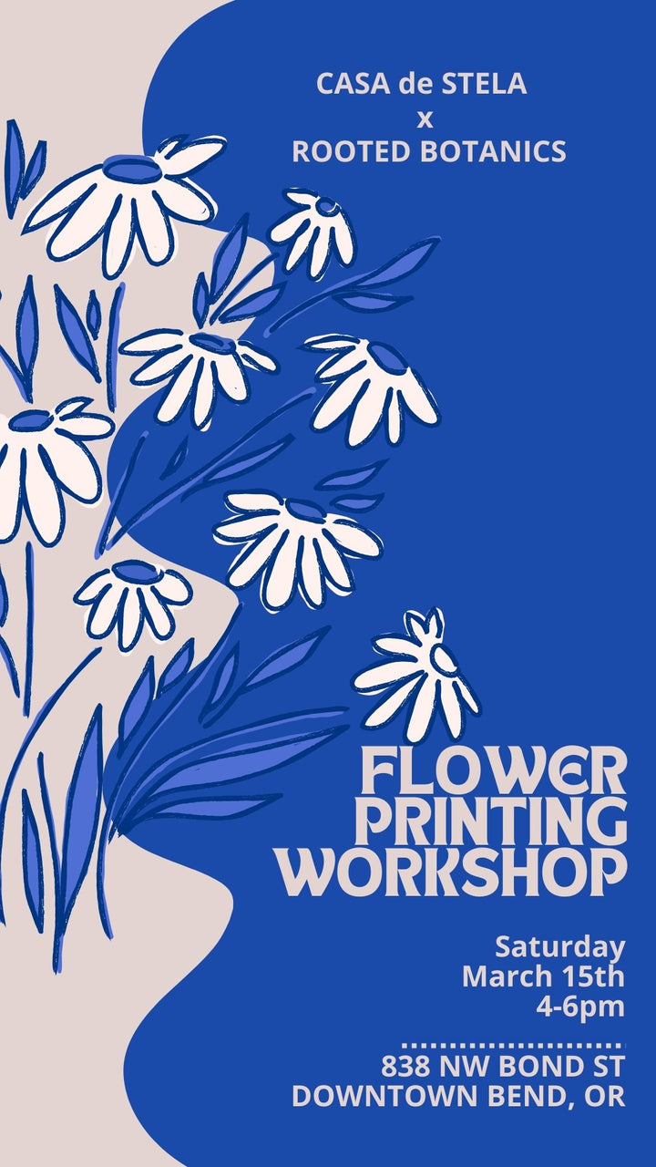 Rooted Botanics Eco-Printing with Flowers Workshop - Bend, Oregon