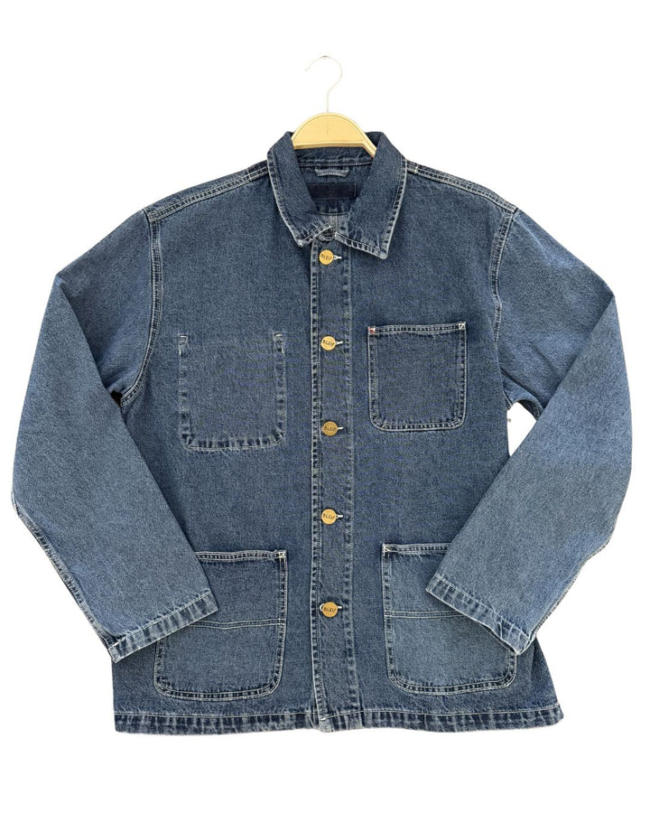 Deadstock Dark Denim Chore Jacket - multiple sizes