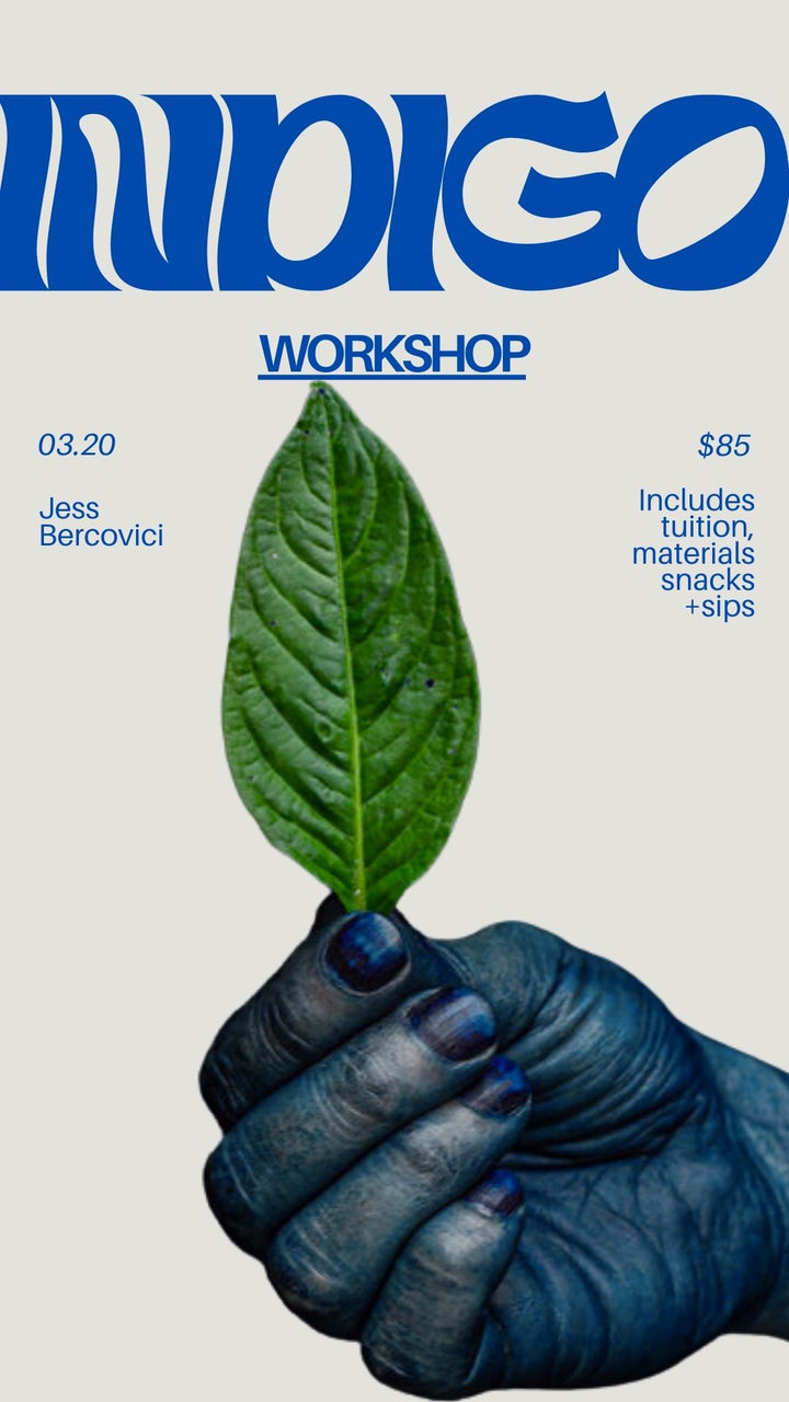 INDIGO Workshop - resist techniques - Bend, Oregon