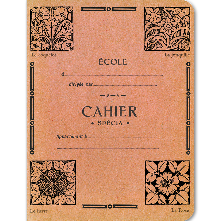 Four Flowers – French Notebook