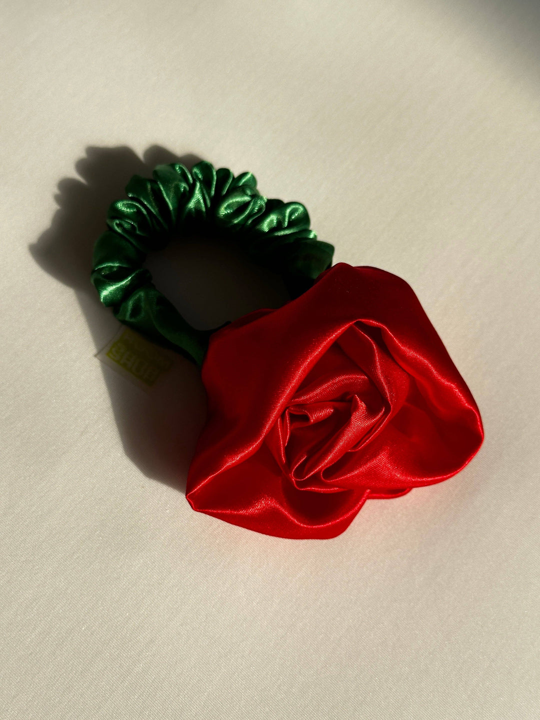 Rosette Scrunchie: Peach
