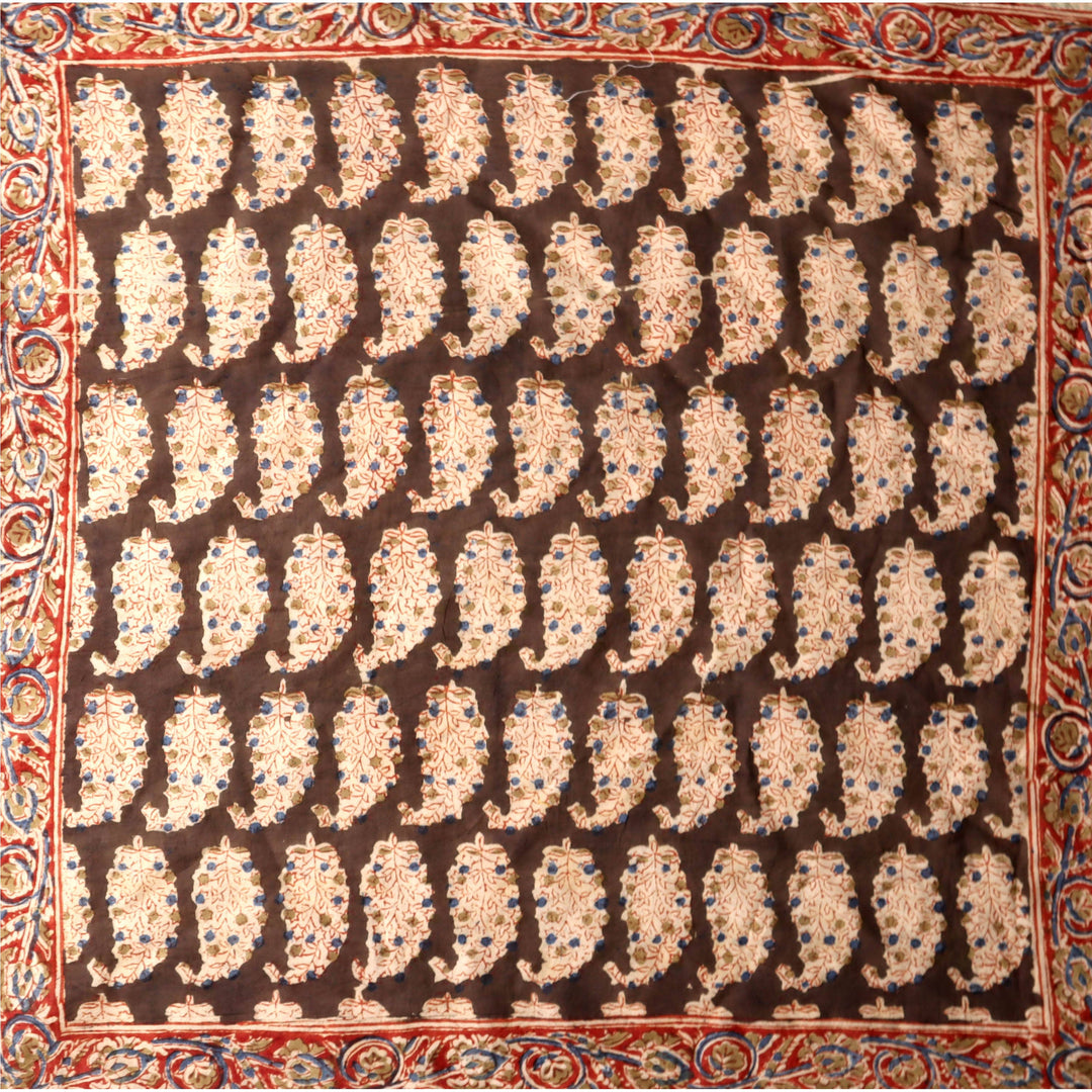 Papaya Patch - Kalamkari Cotton Bandana