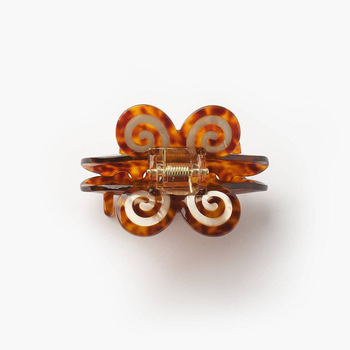 Mariposa spiral butterfly tortoise hair claw