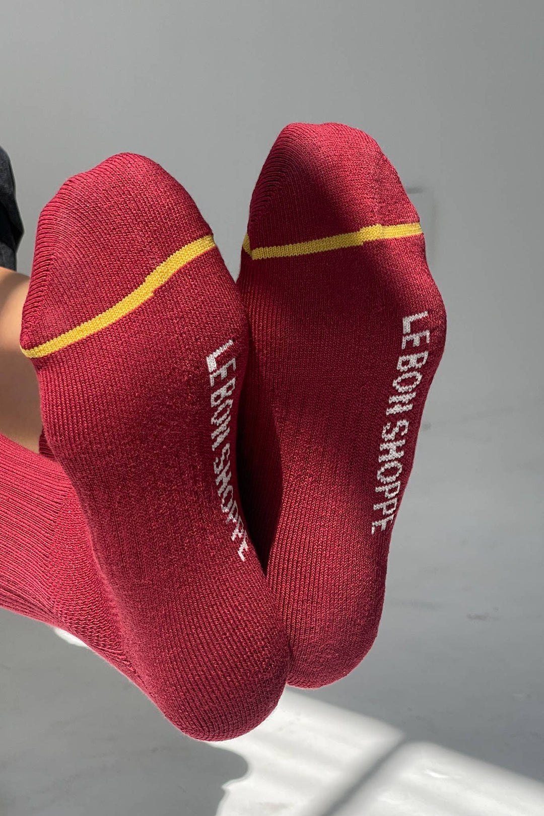 Boyfriend Socks: Cardinal