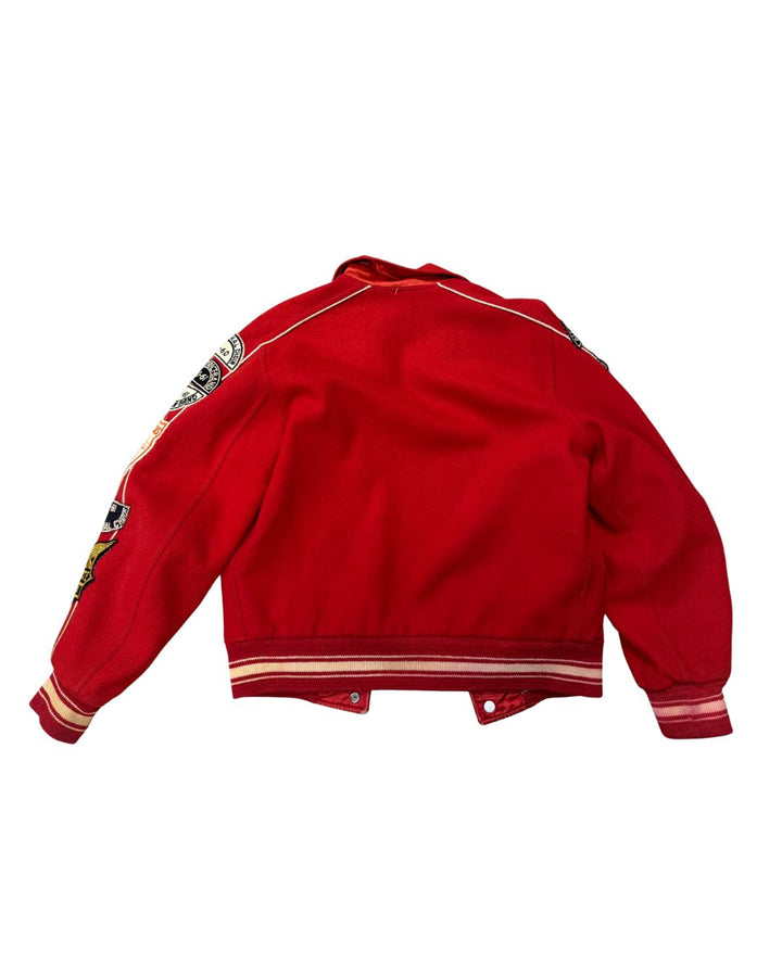 1950/60's Vintage P.H.S. Band Letterman Jacket – Red Wool