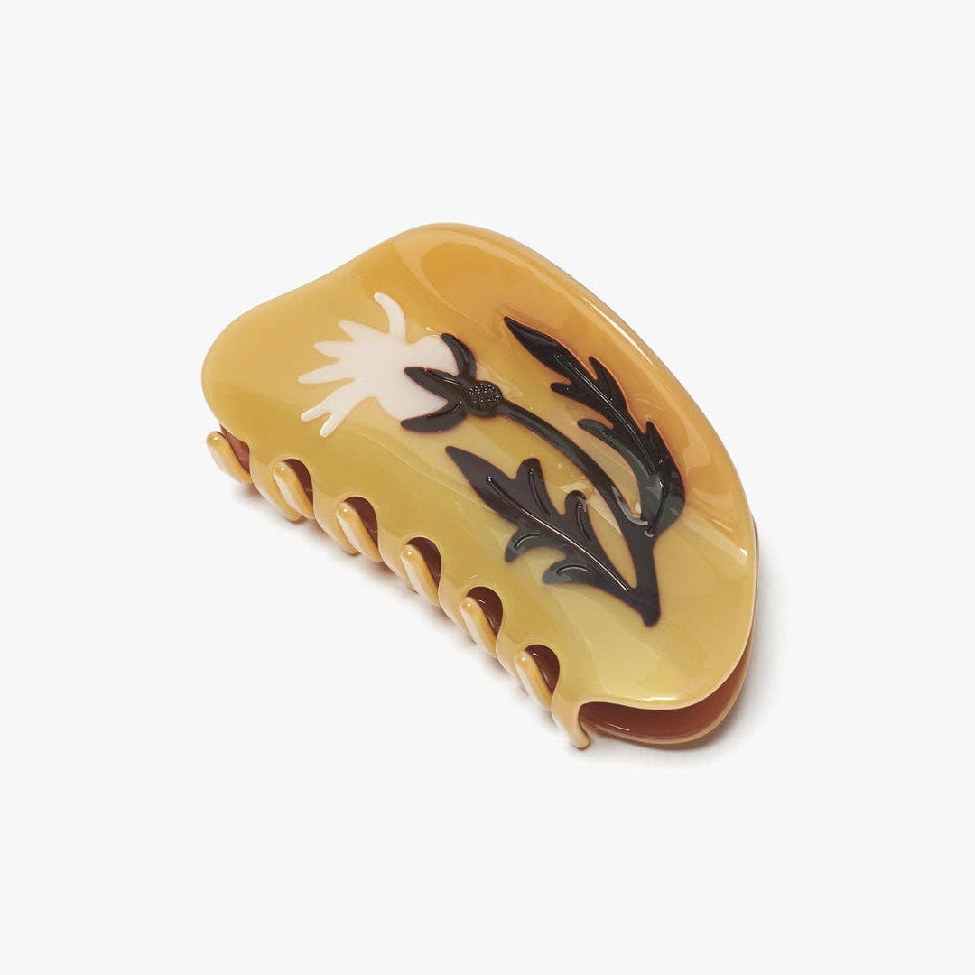 Rosehip fall colors acetate floral hair claw