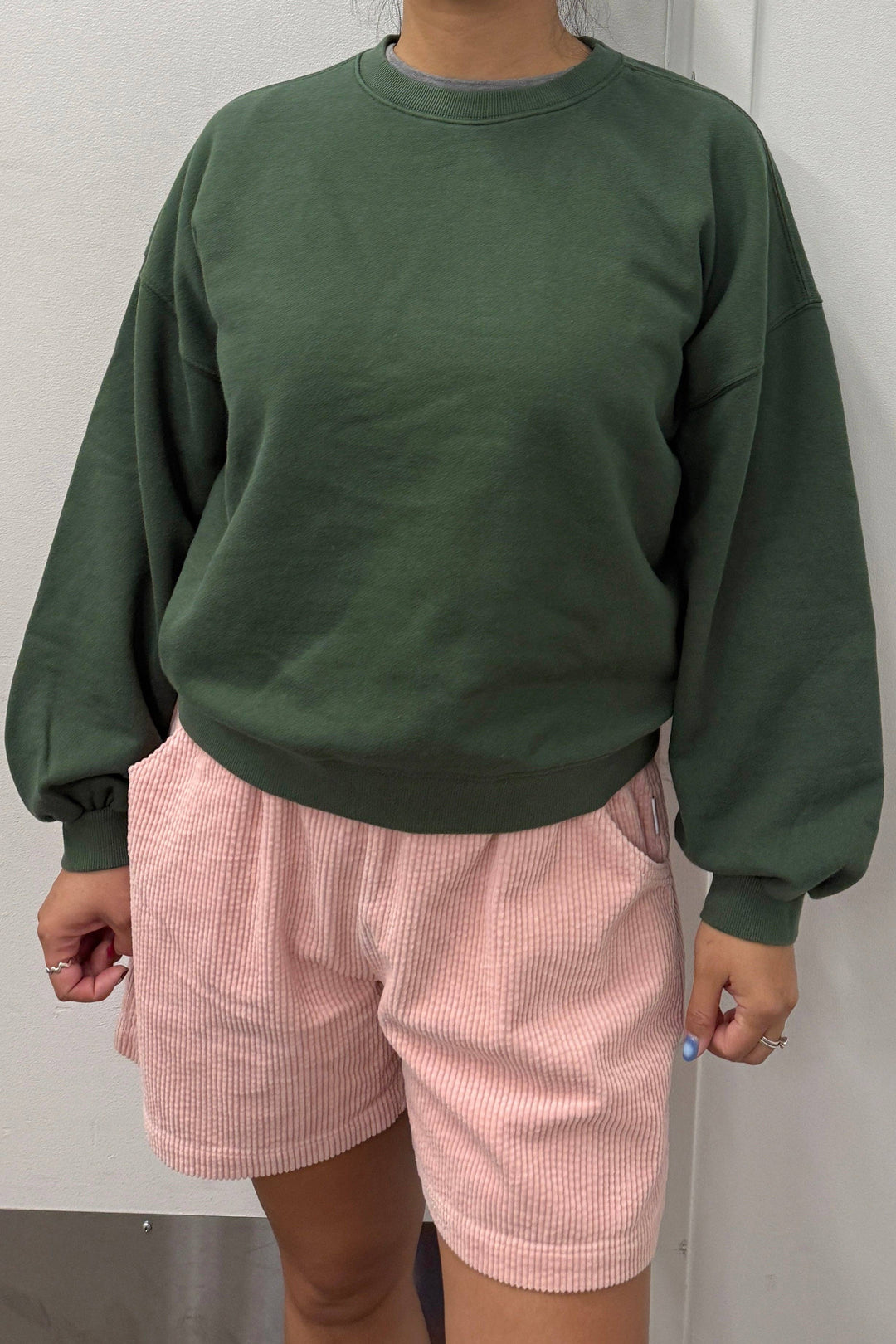 Le Bon French Terry Core Sweatshirt: Cedar Green
