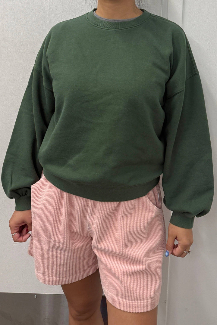 Le Bon French Terry Core Sweatshirt: Cedar Green