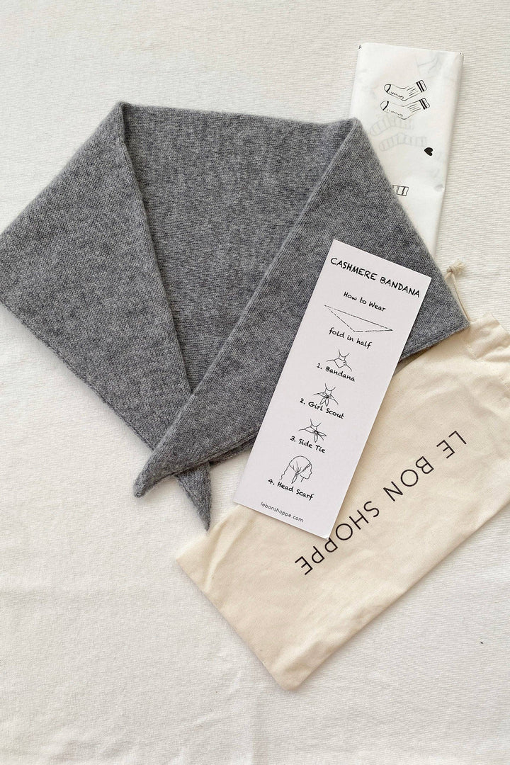 Cashmere Bandana: NAVY