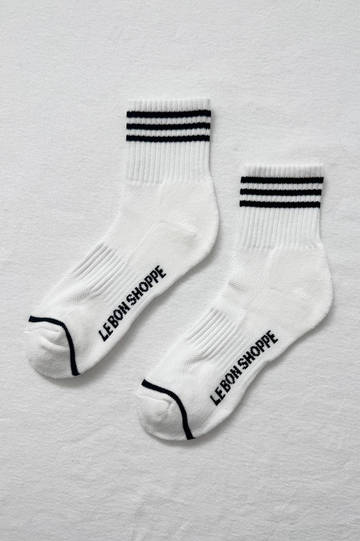 Girlfriend Socks: White