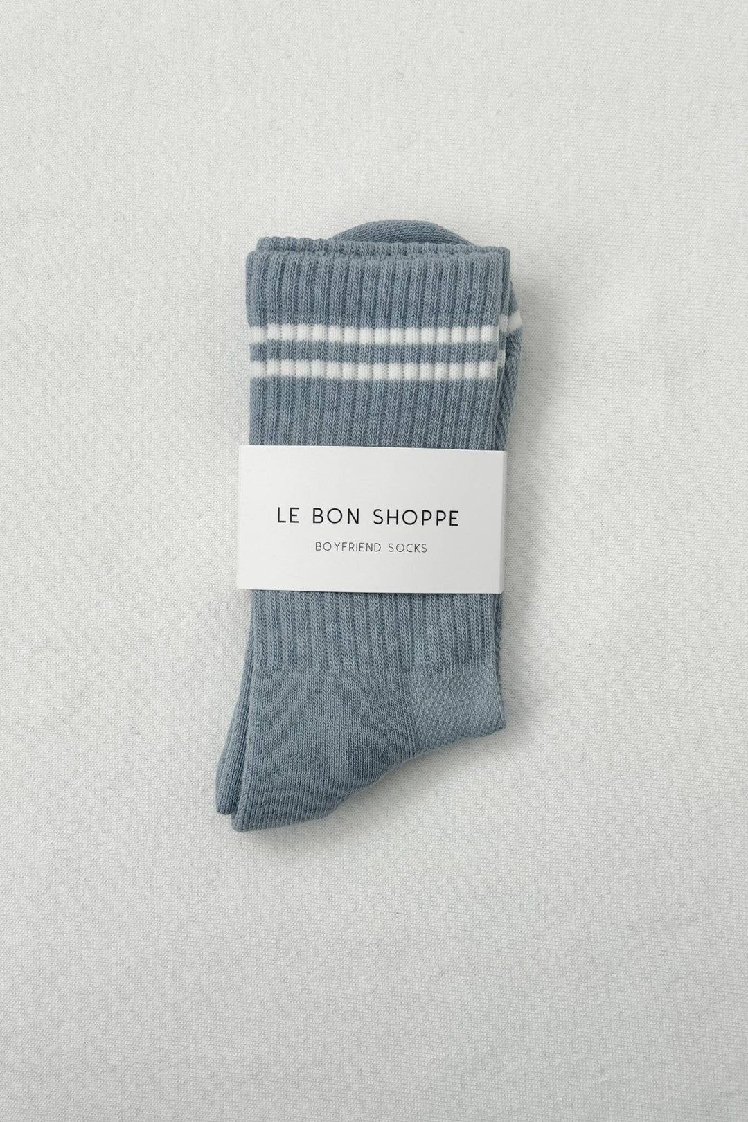 Boyfriend Socks: Lt. Grey