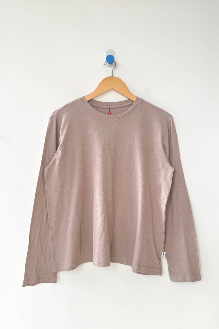 Foundation Long Sleeve Tee: Dark Cacao