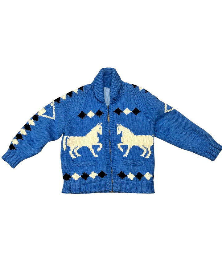 1960's Vintage Mustang Cowichan Cardigan- M