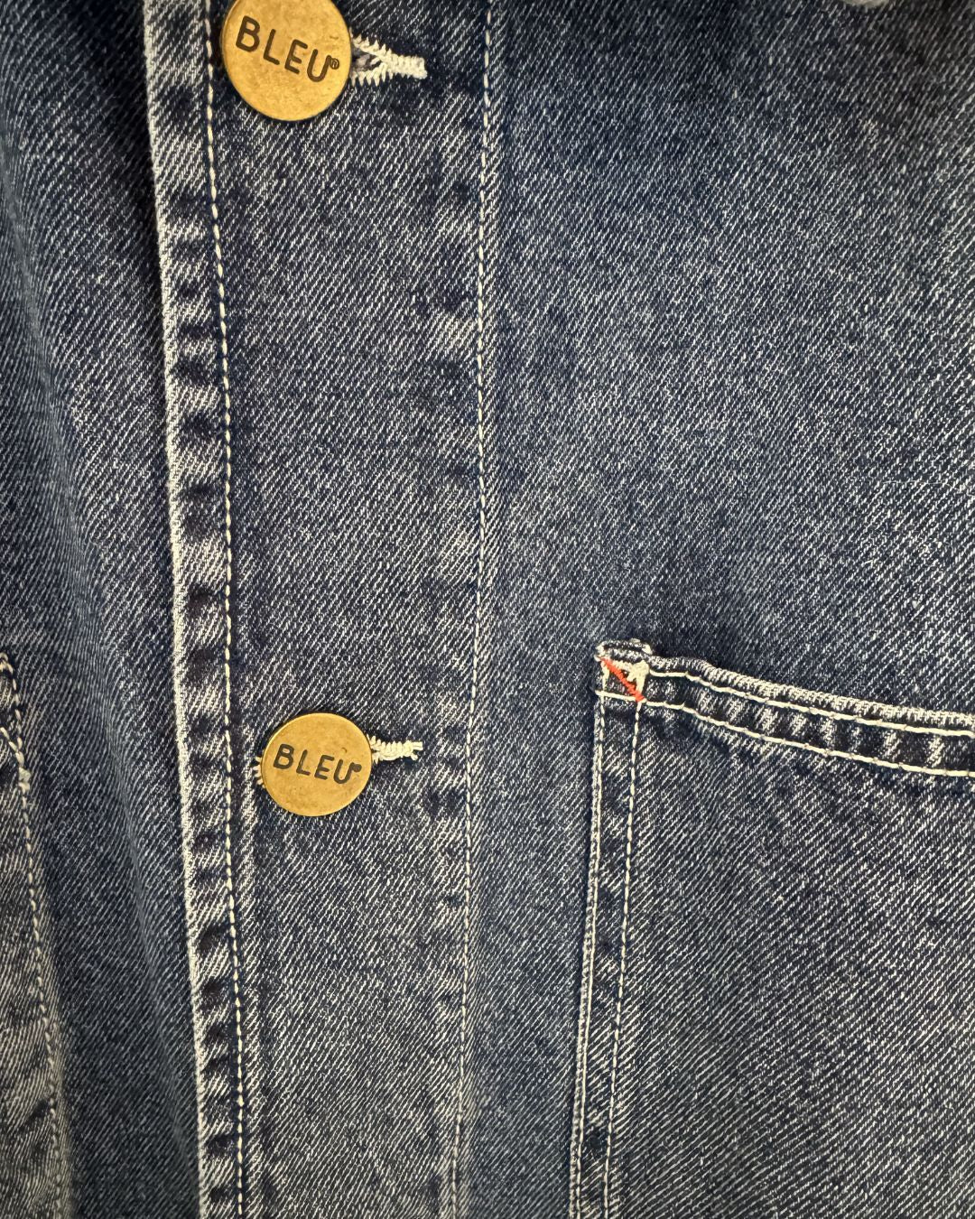 Deadstock Dark Denim Chore Jacket - multiple sizes