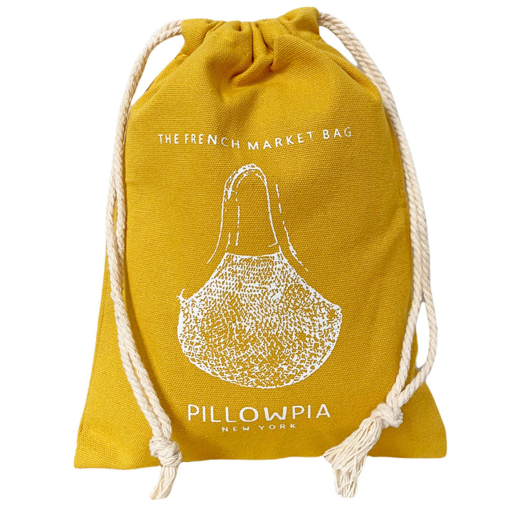 The french market bag no.2 in yolk: Yolk