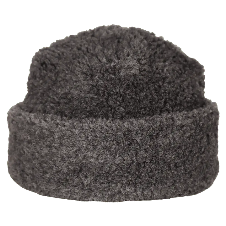 100% Merino Wool 'Sherpa' Beanie: Gray