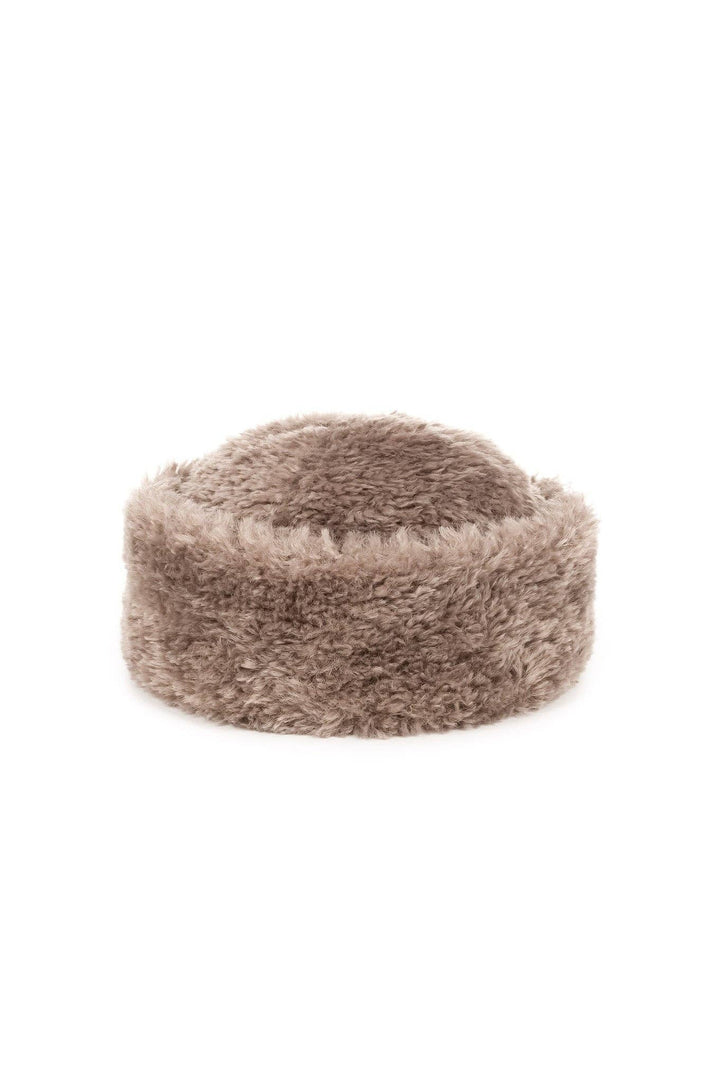 Sherpa Hat: Navy Faux Sheepskin