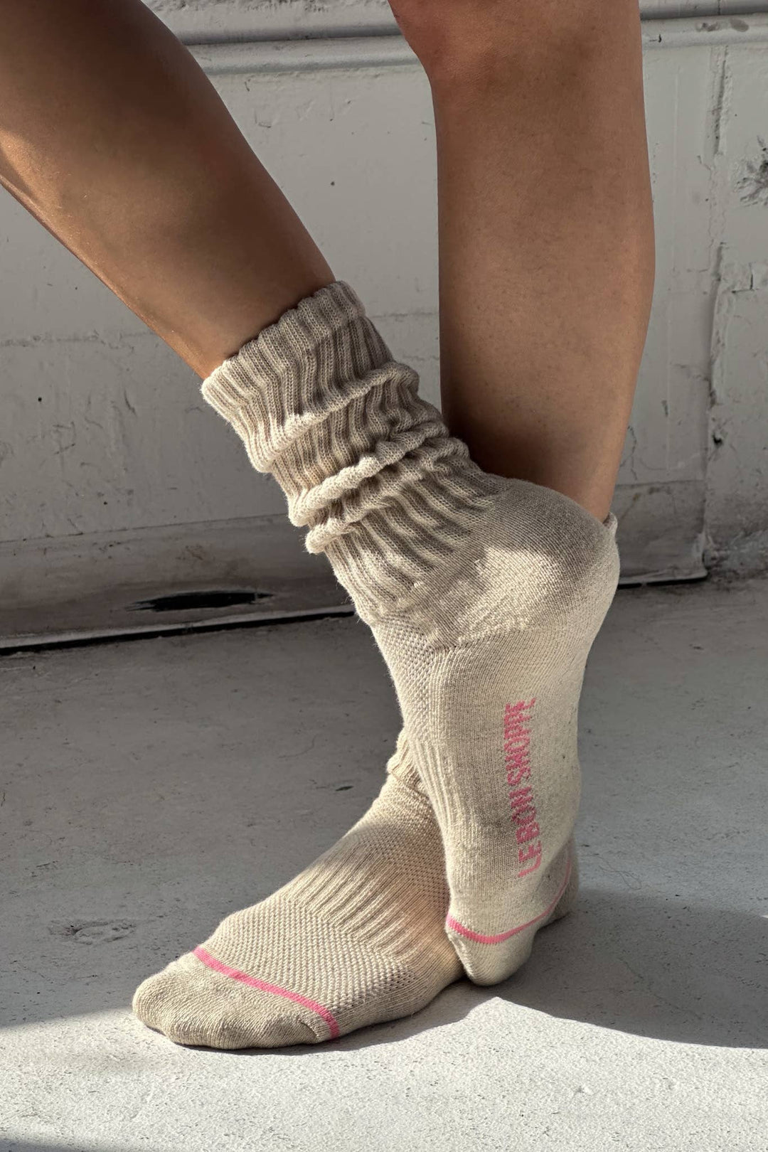 Ballet Socks: Oatmeal