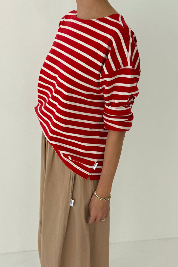 Sailor Top: RED STRIPE