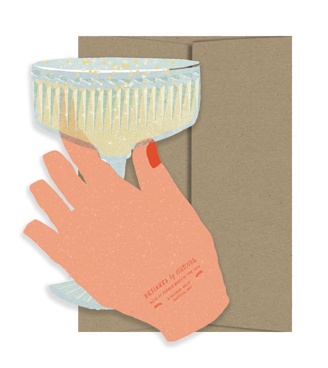 Coupe Chin-Chin - Die Cut Card