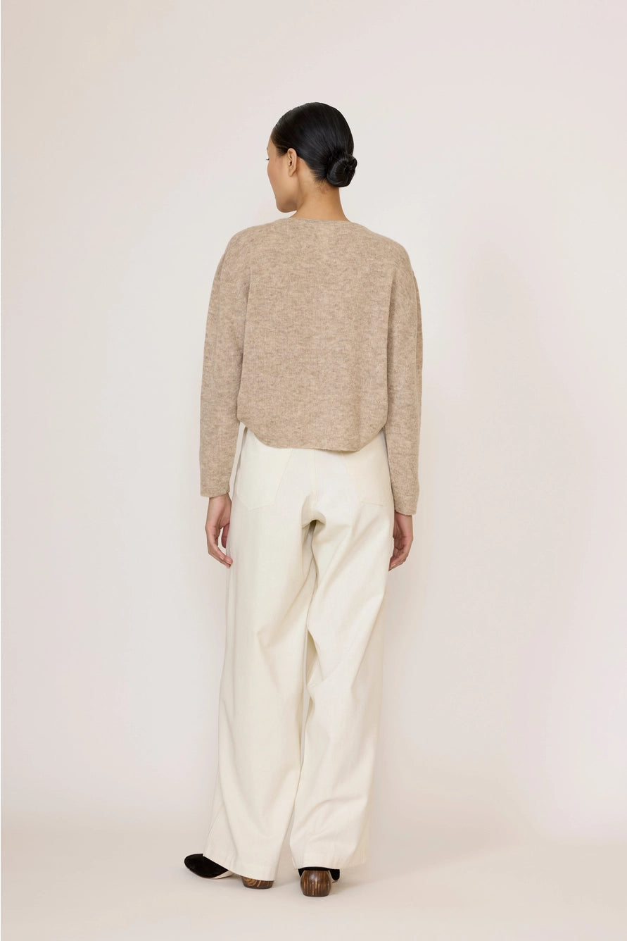 Classic Tissue Cardigan - Oat