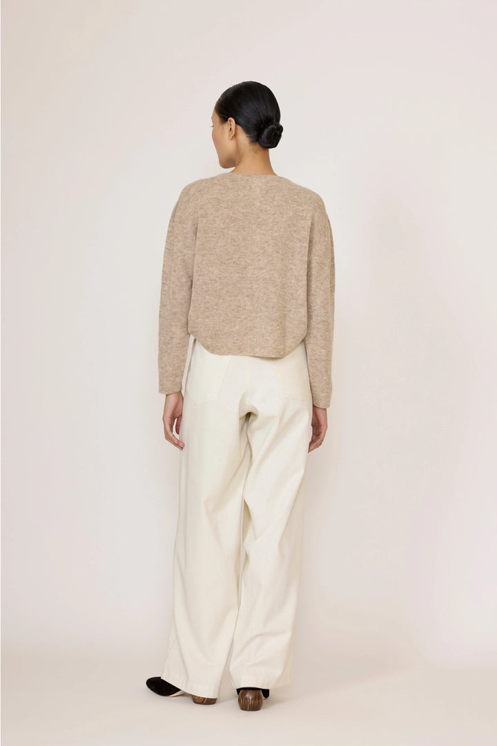 Classic Tissue Cardigan - Oat