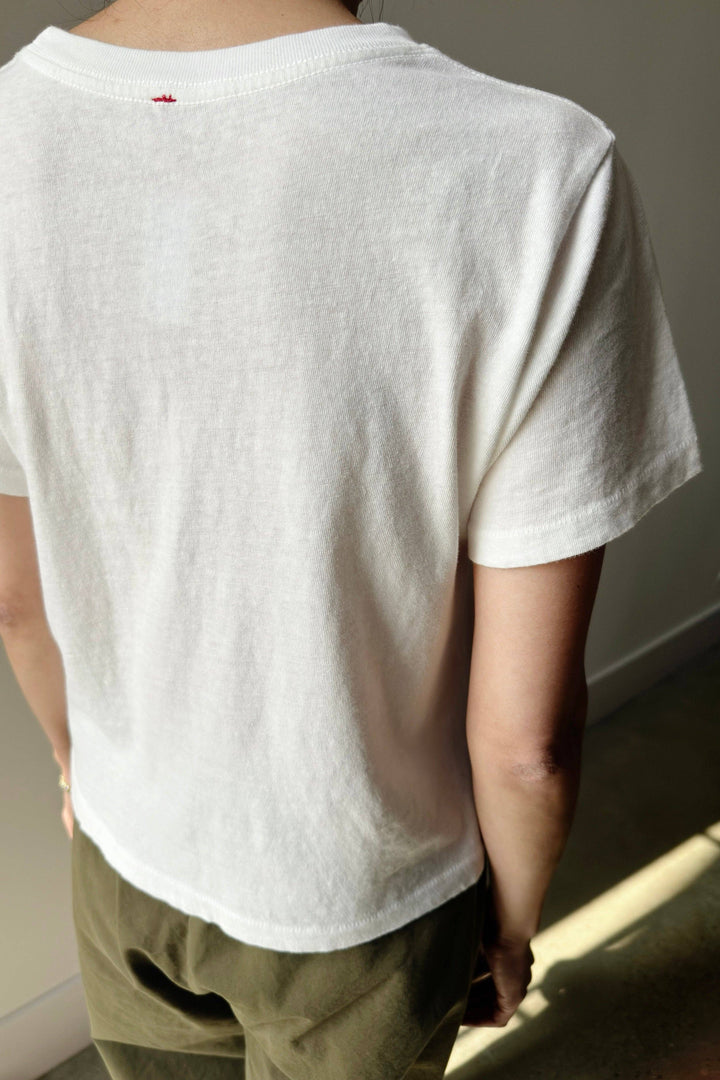 Airy Darling Tee: Vintage White