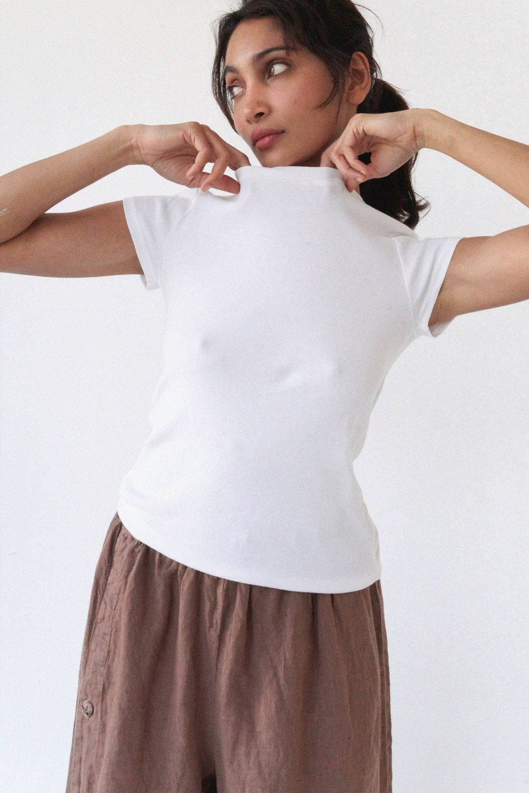 Bebe Organic Tee: White