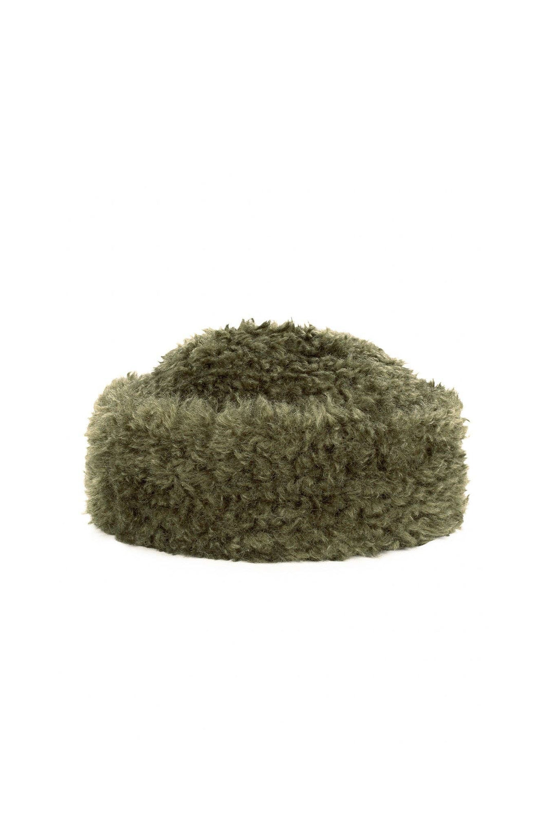 Sherpa Hat: Taupe Faux Sheepskin