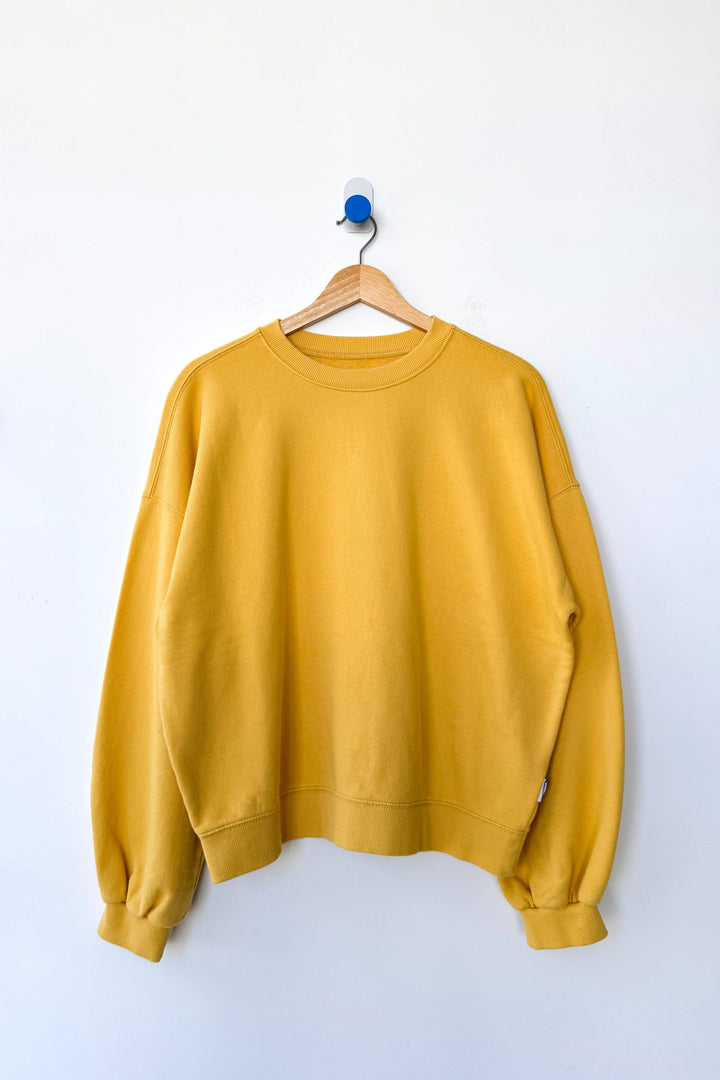 French Terry Core Sweatshirt:: Deep Yellow