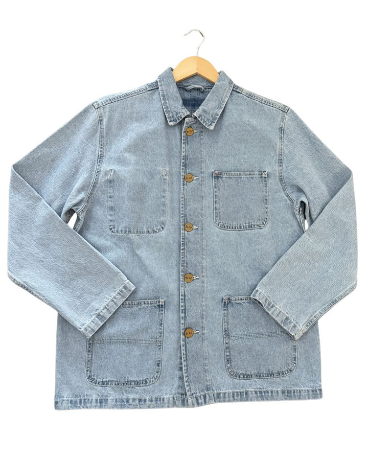 Deadstock Light Denim Chore Jacket - multiple sizes