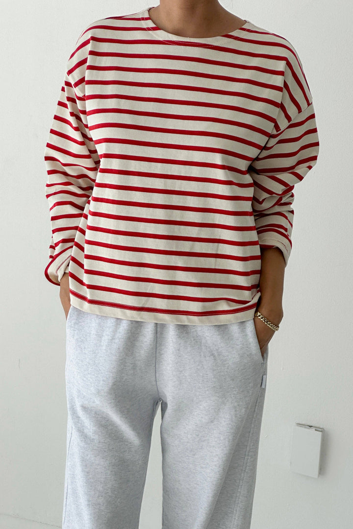 Sailor Top: RED STRIPE