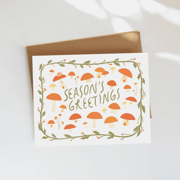 Mushroom Season Greeting Card