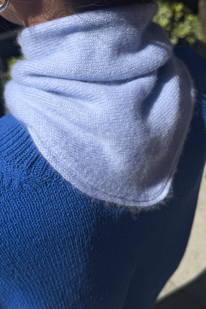 Cashmere Bandana: POWDER BLUE