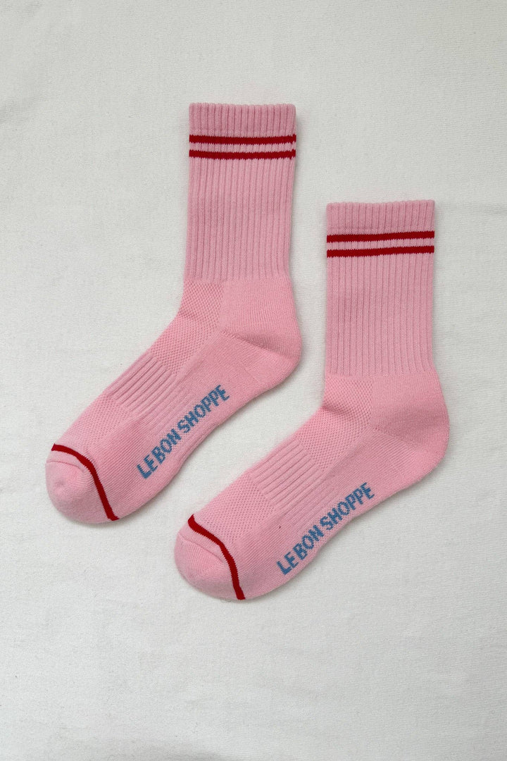 Boyfriend Socks: Pastel Sky