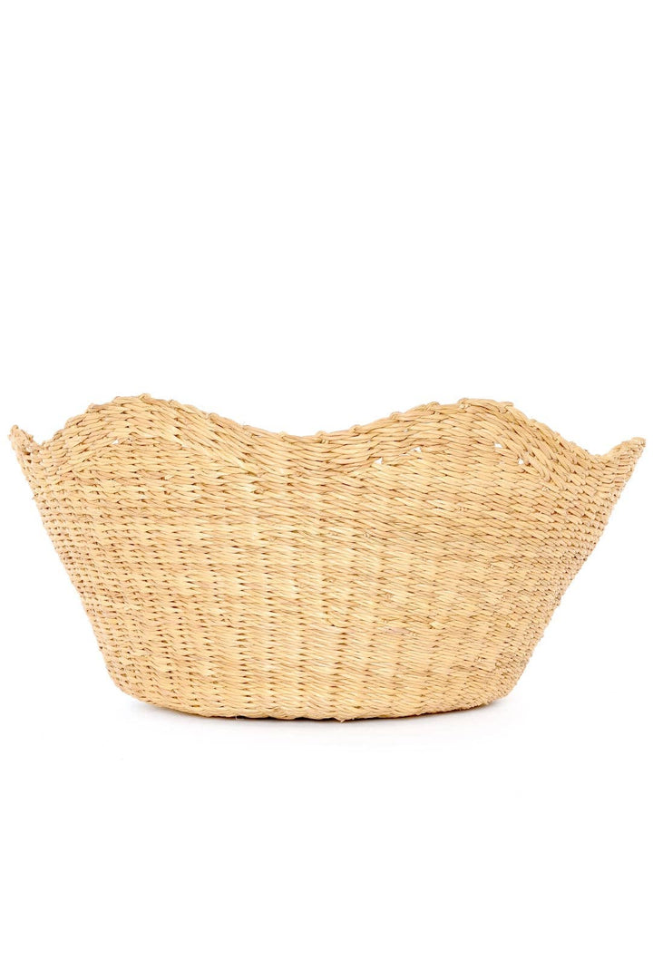 Natural Bolga Crown Fruit Basket