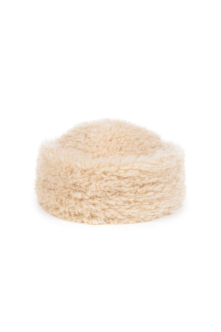 Sherpa Hat: Navy Faux Sheepskin