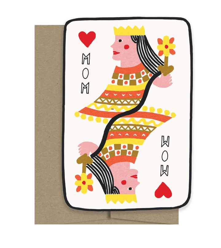 Mother Queen - Die Cut Card
